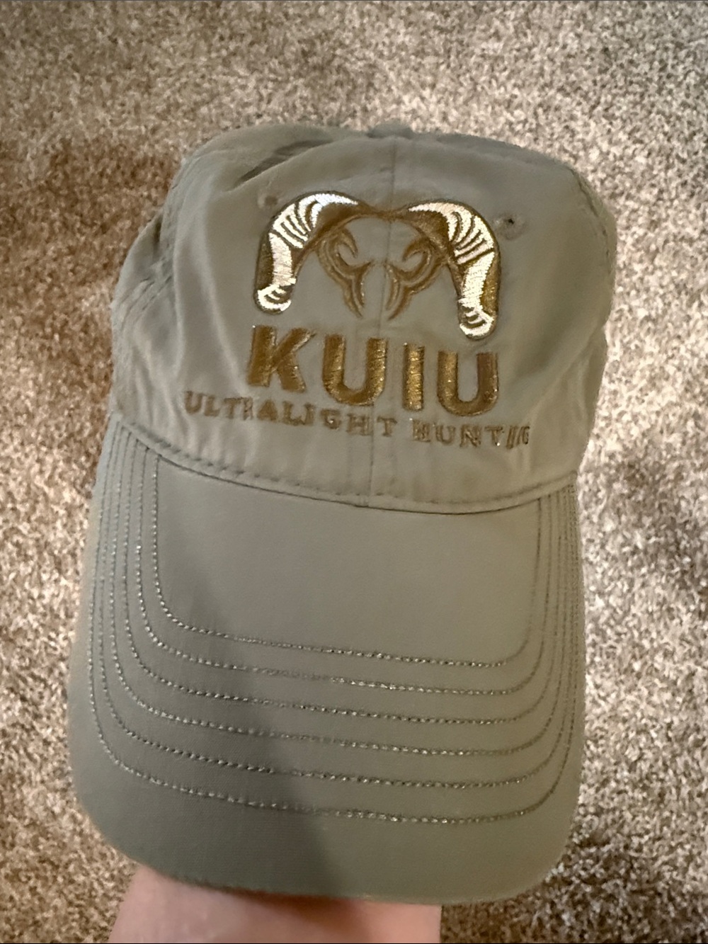 KUIU Tan Embroidered Cap